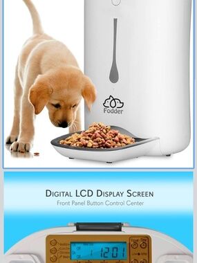 SereneLife Smart Automatic Pet Feeder SLAPF30 - 7L Digital Food Dispenser